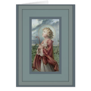 Personnel d'agneau d'enfant du Christ de berger