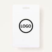 Personnel de l'événement Nom moderne Badge Logo pe (Dos)