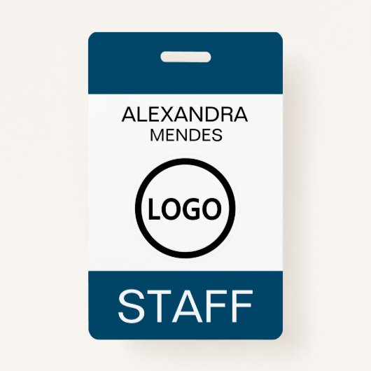 Personnel de l'événement Nom moderne Badge Logo pe (Devant)