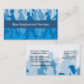 Personnel des cartes d'entreprise de services (Devant / Derrière)