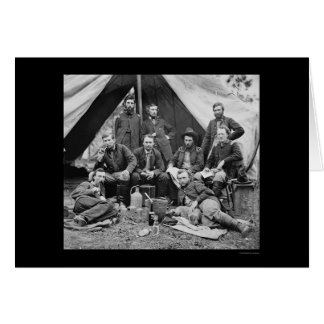 Personnel du général Porter avec George Custer 186