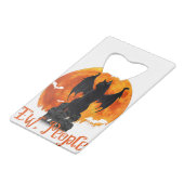 Personnes Black Cat Bat Wings Halloween (Dos Angle)