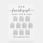 Personnes favorites 10 Mariage de table Siège givr (Recto)