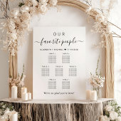 Personnes favorites 7 Tableau Mariage de table