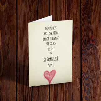 Personnes fortes Carte d'encouragement inspiration