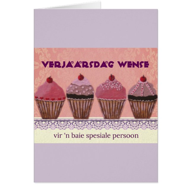 Persoon de spesiale de n de Verjaarsdagwense vir ' (Devant)