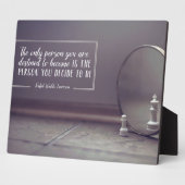 Persoon die je moet worden fotoplaat (Zijkant)