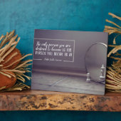 Persoon die je moet worden fotoplaat (Zijkant)