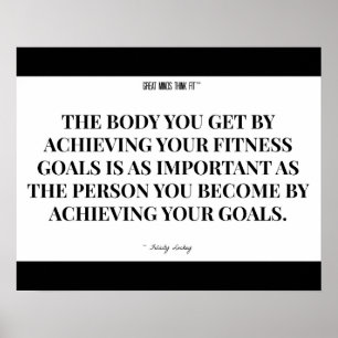 Persoon die je wordt: zwart en wit poster