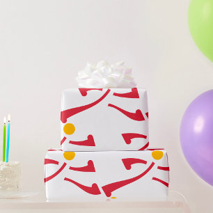 Persoon die Pictogram uitvoert Cadeaupapier