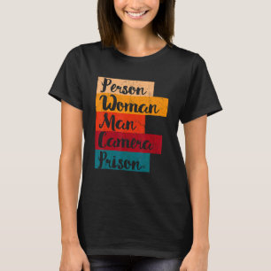 Persoon Man Camera Gevangenis T-shirt