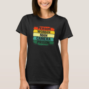 Persoon Man Camera PRISON 1 T-shirt