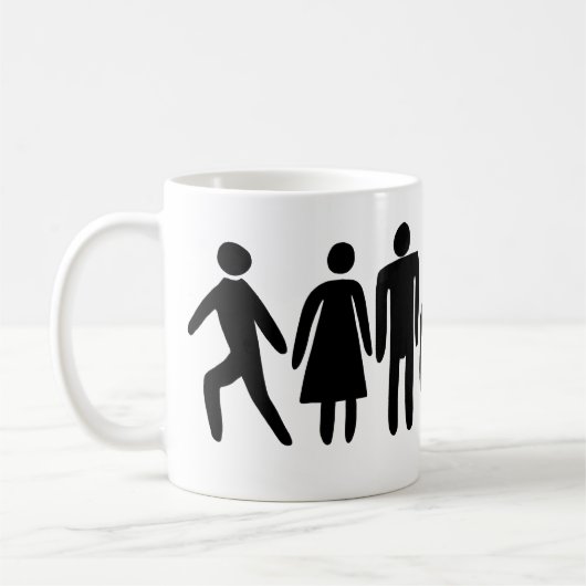 Persoon Man Camera TV Koffiemok (Links)