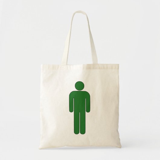 Persoon Man Universal Silhouette Classic Comic Tote Bag (Voorkant)