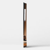 Persoon met bruine naai Case-Mate iPhone case (Achterkant / Links)