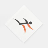 Persoon met ontwerp servet (Hoek)