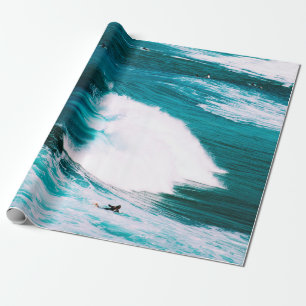 PERSOON OP BOORD MET OCEAAN WAVES CADEAUPAPIER
