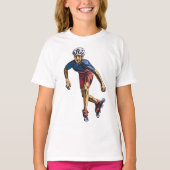 Persoon Rollerblading T-shirt (Voorkant)