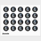 Persoon Ronde Sticker (Vel)