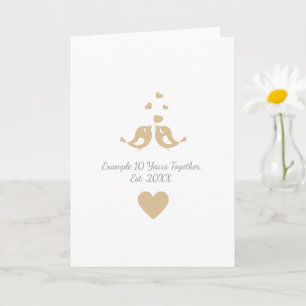 Persoonlijk Aandenken Jubileum Geschenk Kaart