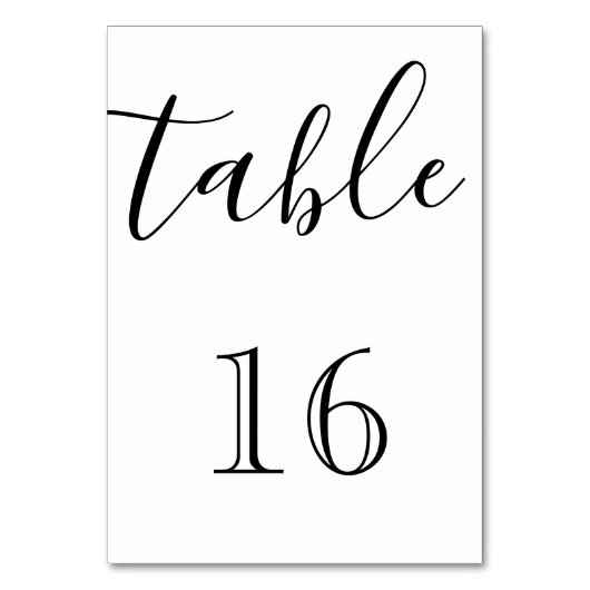 Persoonlijk aangepaste elegante script kaart (Achterkant)