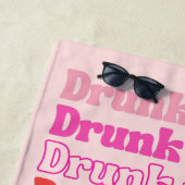 Persoonlijk aangepaste vrijgezellenfeest handdoek  (In situ)