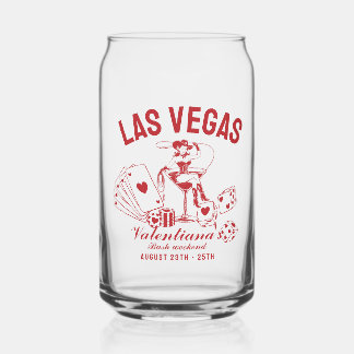 Persoonlijk Afscheidingsfeestje in Las Vegas Blikvorm Glas