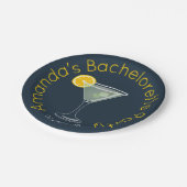 Persoonlijk Afscheidsfeest voor de Bruid Papieren Bordje (Gekanteld)