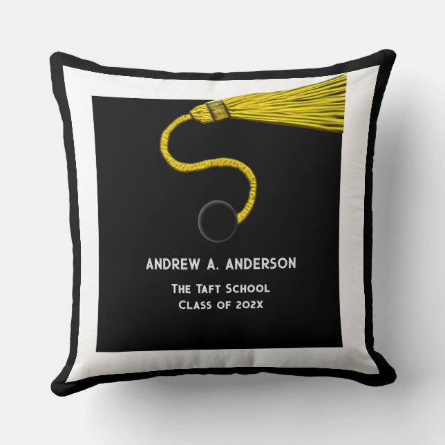Persoonlijk afstudeercadeau kussen (Achterkant)