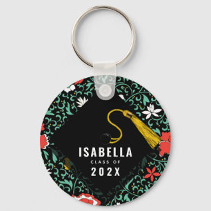Persoonlijk afstudeercadeau sleutelhanger