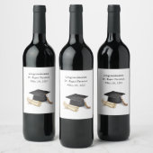Persoonlijk afstudeerwijnlabel wijn etiket (Flessen)