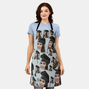 Persoonlijk Afstuderen Funny Photo Face Mash Schort