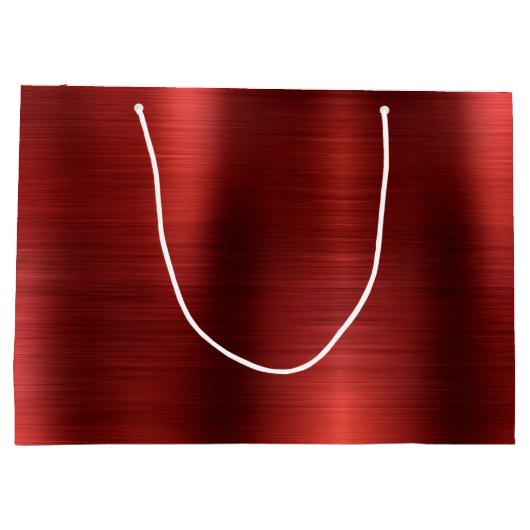 Persoonlijk Afstuderen rood en goud Groot Cadeauzakje (Achterkant)