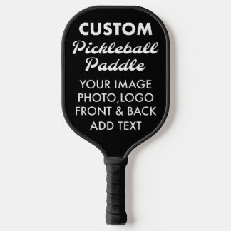 Persoonlijk ALL BLACK op maat gemaakte Pickleball- Pickleball Paddle