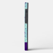 Persoonlijk aqua en paars gesynchroniseerd zwemmen Case-Mate iPhone case (Achterkant / Links)
