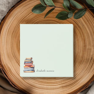 Persoonlijk aquarelboek stapel notitieboek post-it® notes