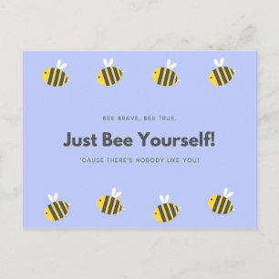 Persoonlijk - Baby Blauwe Bij Grappig Briefkaart