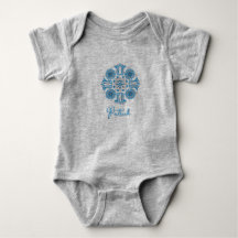 Persoonlijk baby jongens romper folk tulp