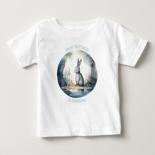Persoonlijk Baby Rabbit T-shirt (Voorkant)