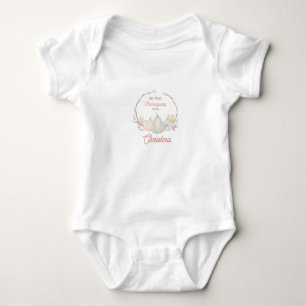 Persoonlijk baby 's eerste Thanksgiving-rompertje Romper