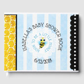 Persoonlijk Baby shower van Honeybee Bumblebee Gastenboek (Voorkant)