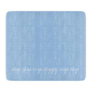 Persoonlijk babyblauw snijplank