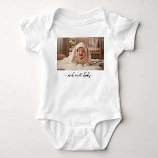 Persoonlijk babyfoto-rompertje romper