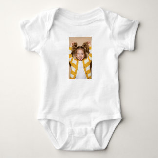 Persoonlijk babyfoto-rompertje romper