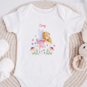 Persoonlijk babymeisje fee rompertje romper