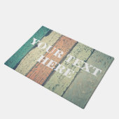 Persoonlijk Bamboe Hout Deurmat (Schuin)