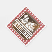 Persoonlijk barbecue servetten (Hoek)