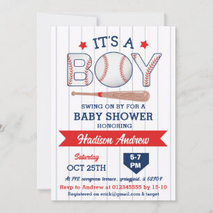 Persoonlijk Baseball Baby shower Allstar Rookie Kaart