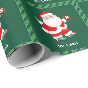 Persoonlijk Baseball Kerstcadeau Cadeaupapier