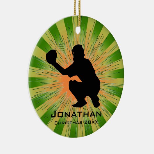 Persoonlijk Baseball Ornament (Rechts)